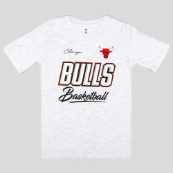 Outer Stuff Nba Court Vs Track Ctn Tee Chicago Bulls Grey