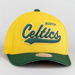 Šiltovka Mitchell & Ness NBA Harvest Gold Pro Crown Boston Celtics žlto-zelená