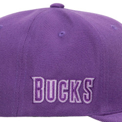 Mitchell & Ness MONOCHROMATIC SNAPBACK HWC MILWAUKEE BUCKS PURPLE