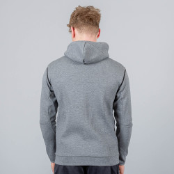 Peak Hoodie Sweater With front zipper Mid.Melange Grey