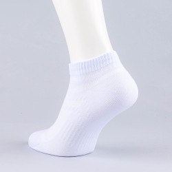 Peak Low Cut Socks White