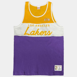 Mitchell & Ness NBA Cotton Tank Top LOS ANGELES LAKERS PURPLE