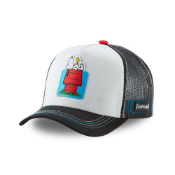 Šiltovka so sieťkou Capslab Trucker cap PEANUTS biela