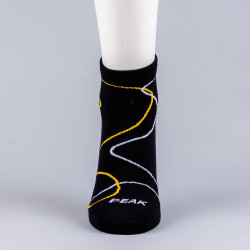 Peak Medium Cut Socks Black