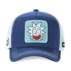 Capslab Rick And Morty Rick Sanchez Trucker Cap Blue