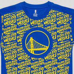 Outer Stuff Exemplary Ss V-Neck Tee Golden State Warriors Blue/Yellow