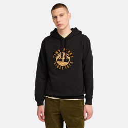 Pánska mikina s kapucňou Timberland Holiday Graphic Hoodie čierna