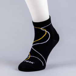 Peak Medium Cut Socks Black