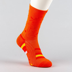 Peak Wiggins Matching Basketball Socks Burning Orange