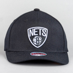 Šiltovka Mitchell & Ness snapback Brooklyn Nets Team Logo High Crown Red čierna
