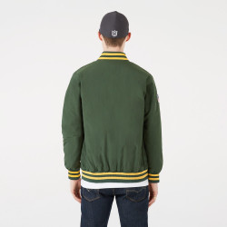 NEW ERA bunda NFL Team wordmark bomber GREEN BAY PACKERS Green