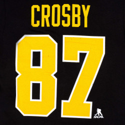 Outer Stuff Nhl Name And Number Ss Tee Pittsburgh Penguins - Crosby Sidney Black