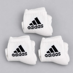 Detské športové ponožky adidas adiCrew 3pp biele (EU 24-29)
