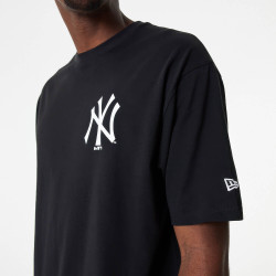 NEW ERA MLB Big logo New York Yankees Essentials Oversized Black T-Shirt