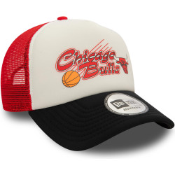 Šiltovka so sieťkou NEW ERA 940 Af-trucker NBA Graphic CHICAGO BULLS červená