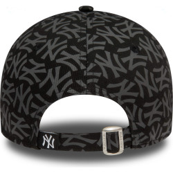 Dámska šiltovka New Era 940W MLB New York Yankees Womens Mono Black 9Forty Adjustable Cap čierna