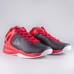 PEAK KIDS BASKETBALL SHOES BLACK/RED