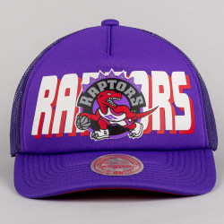 Mitchell & Ness NBA Billboard Trucker Snapback Hwc Toronto Raptors Purple