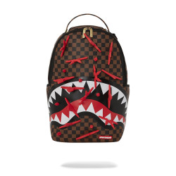 Sprayground Real 3D Ninja Stars Smashed Backpack (Dlxv) Brown