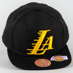 Mitchell & Ness DEAD REMIX DEADSTOCK SNAPBACK HWC LOS ANGELES LAKERS Black