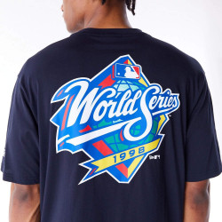 Tričko New Era New York Yankees MLB World Series Navy Oversized T-Shirt tmavomodré
