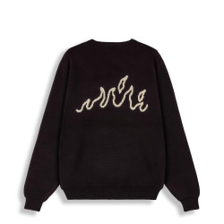 Sveter Grimey Wear Voodoo Child The Try Me Knit Sweater čierny