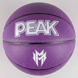 Basketbalová lopta PEAK Malik Monk Composite veľkosť 7 fialová