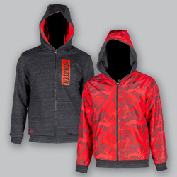 Peak Reversible Jacket Red