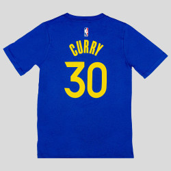 Nike Boys Icon N&N Tee Golden State Warriors Stephen Curry – Nr. 30 Blue/Yellow