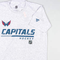 Fanatics Nhl Apro Prime Ss Ctn Tee Washington Capitals Grey