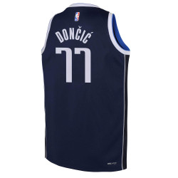 Jordan Boys Statement Swingman Jersey - Player - 8-20Y - Dallas Mavericks Doncic Navy