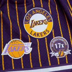 Mitchell & Ness NBA M&N City Collection Mesh Short Lakers Los Angeles Lakers Purple / Gold