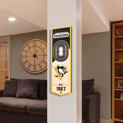 Youthefan NHL 3D Stadium Banner Pittsburgh Penguins (15x48 cm)
