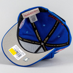 Šiltovka Mitchell & Ness Detroit Pistons NBA Double Clutch Pro Snapback modrá