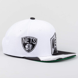 Mitchell & Ness NBA Fast Times Snapback Brooklyn Nets White