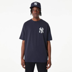 Tričko New Era New York Yankees MLB Team Graphic Blue Oversized T-Shirt tmavomodré