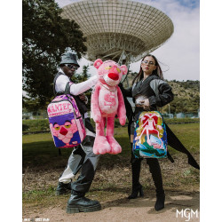 Sprayground Pink Panther Heavy Lies The Crown Backpack Navy