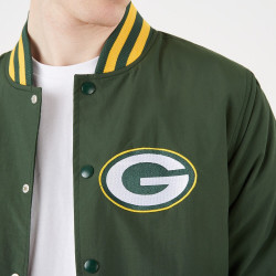 NEW ERA bunda NFL Team wordmark bomber GREEN BAY PACKERS Green