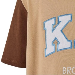 Karl Kani KK Serif Crop Block Tee sand/light sand/brown