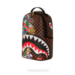 Sprayground Sharks In Stickers Dlxsv (Sticker Bomb) Backpack