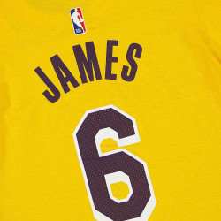 Nike Boys Icon N&N Tee Los Angeles Lakers Lebron James – Nr. 6 Yellow