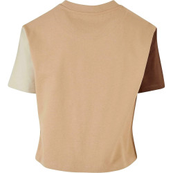 Karl Kani KK Serif Crop Block Tee sand/light sand/brown