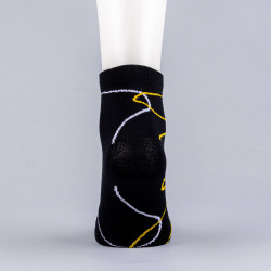 Peak Medium Cut Socks Black