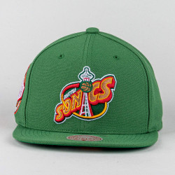 Šiltovka Mitchell & Ness NBA Conference Patch Snapback HWC Seattle Supersonics zelená
