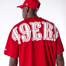 Tričko New Era NFL San Francisco 49ers Drop Shoulder Red Drop Shoulder T-Shirt červené