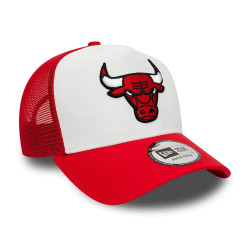 New Era NBA Chicago Bulls Team Colour Red A-Frame Trucker Cap Red