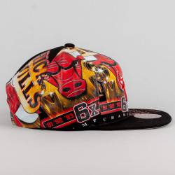 Mitchell & Ness NBA SHIRT REMIX SNAPBACK HWC CHICAGO BULLS BLACK