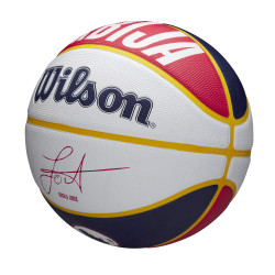 WILSON NBA PLAYER LOCAL BSKT JOKIC White/Red/Navy (sz. 7)