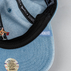 DJINN'S Dad Cap Coloured Girl Washed Denim