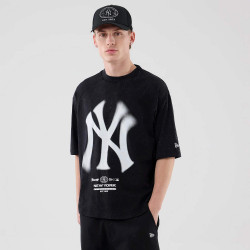 Tričko NEW ERA New York Yankees MLB Graphic Boxy Black T-Shirt čierne